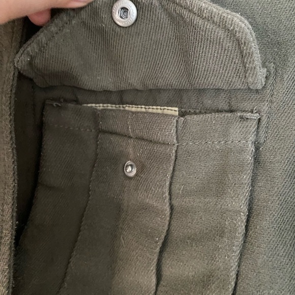 ABERCROMBIE & FITCH GREEN ARMY UTILITY JACKET WOMENS SIZE SMALL - Picture 7 of 10